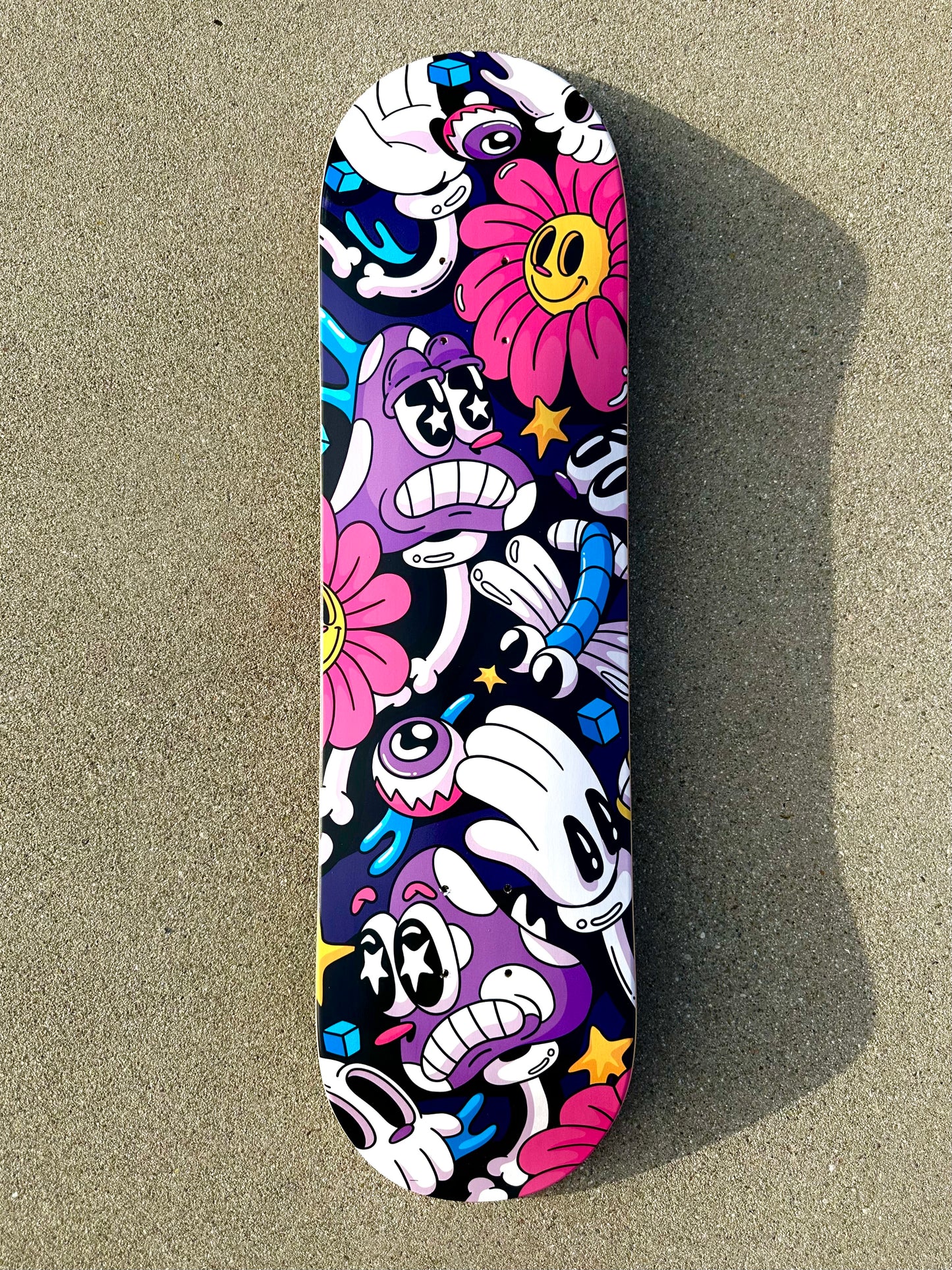 Mushroom Skateboard Deck