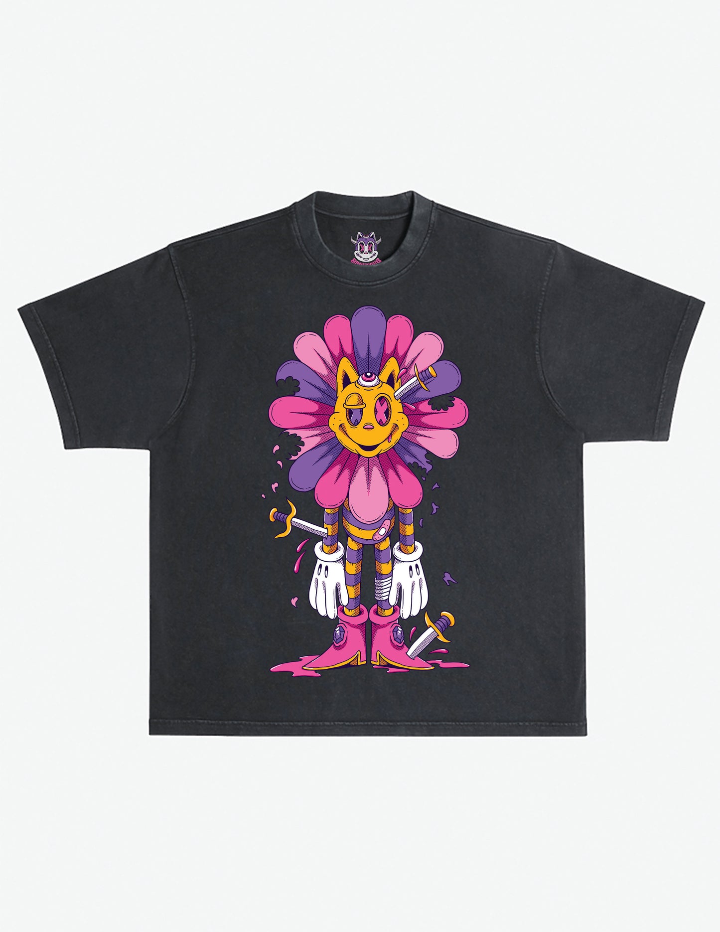 Wilting Flower by Bakeneko - T-shirt