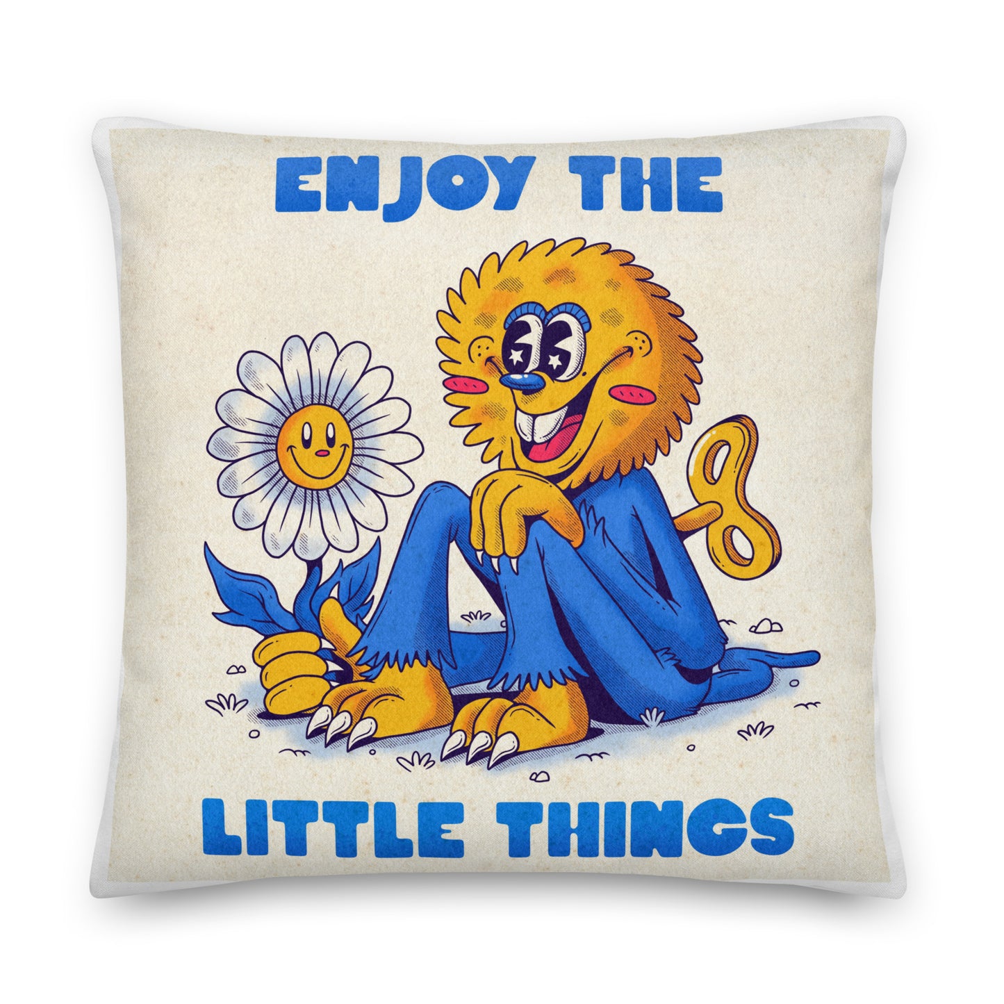 Cushion - Enjoy the Little Things by Bakeneko - Premium Pillow
